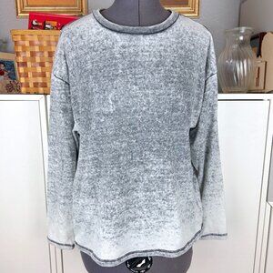 Distressed Acid Wash Look Sweater